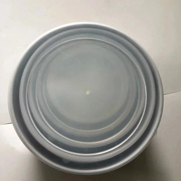 Bowls with cover 5 Pieces lot. - Picture 2 of 3